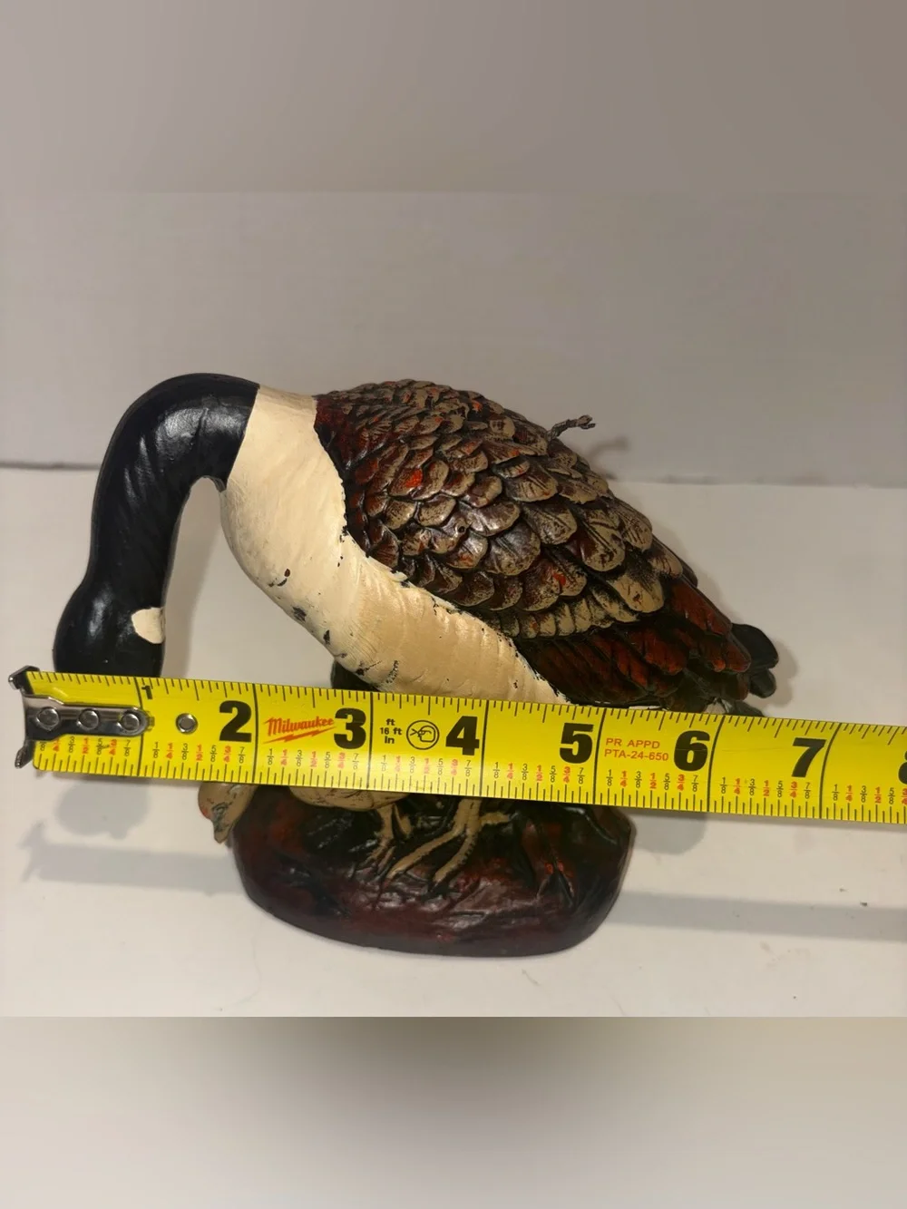 Vintage-Style Decorative Canada Goose Figurine Candle